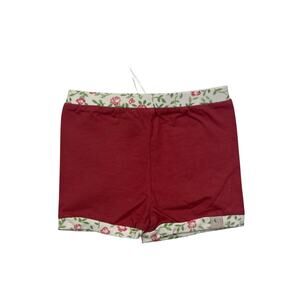 NWT Omi Jo Well Dressed Wolf Red Knit Bloomers Shorts